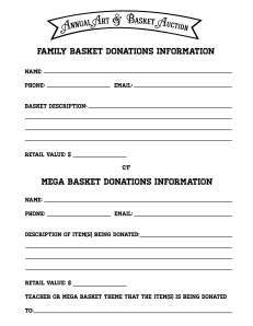Art & Basket Auction_Donations Form